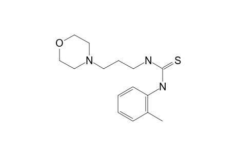 1-(2-Methylphenyl)-3-(3-morpholin-4-ylpropyl)thiourea