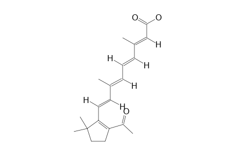 (2E,4E,6E,8E)-9-(2-acetyl-5,5-dimethyl-1-cyclopentenyl)-3,7-dimethylnona-2,4,6,8-tetraenoic acid