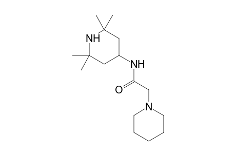 2,2,6,6-Tetramethyl-4-piperidylamide, N-piperidinoacetic acid