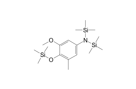 Benzenamine, 3-methoxy-5-methyl-N,N-bis(trimethylsilyl)-4-[(trimethylsilyl)oxy]-