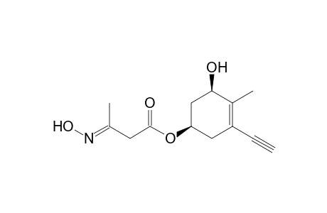 (3S,5S)/(3R,5R)-1-Ethynyl-3-hydroxy-2-methyl-5-[(acetonoxime)carbonyloxy]cyclohex-1-ene