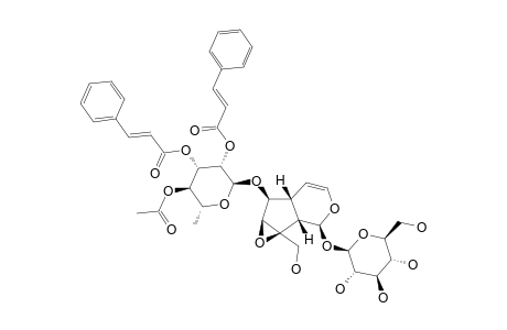 KOELZIOSIDE;6-O-(2'',3''-DI-O-TRANS-CINNAMOYL-4''-O-ACETYL)-ALPHA-L-RHAMNOPYRANOSYL-CATALPOL