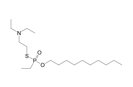 o-(n-Decyl) S-(2-diethylaminoethyl) ethylphosphonothiolate