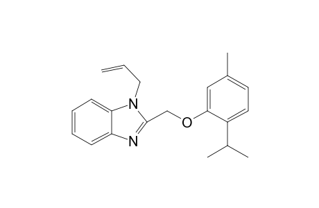 1H-benzimidazole, 2-[[5-methyl-2-(1-methylethyl)phenoxy]methyl]-1-(2-propenyl)-