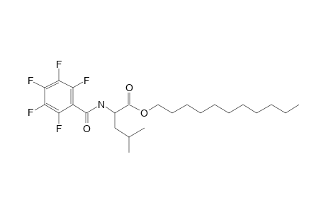 L-Leucine, N-pentafluorobenzoyl-, undecyl ester