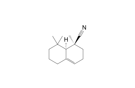 cis-1,8,8-Trimethyl-1,2,3,5,6,7,8,8a-octahydronaphthalene-1-carbonitrile