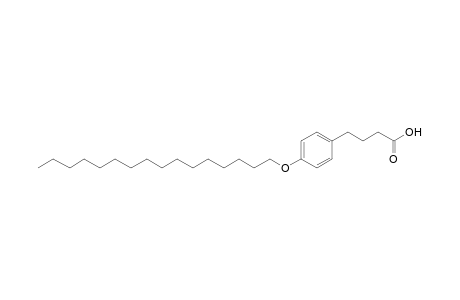 4-[p-(hexadecyloxy)phenyl]butyric acid