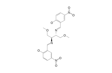 (2S,3S)-1,4-DIMETHOXY-2,3-BIS-[(5-NITROSALICYLIDENE)-AMINO]-BUTANE