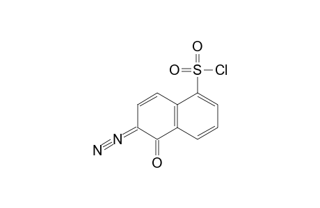 6-diazo-5,6-dihydro-5-oxo-1-naphthalenesulfonyl chloride