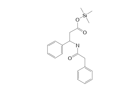 3-Phenyl-N-(phenylacetyl)-.beta.-alanine, tms derivative