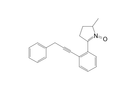 2-METHYL-5-[2'-(3''-PHENYLPROP-1''-YNYL)-PHENYL]-3,4-DIHYDRO-2H-PYRROLE-N-OXIDE