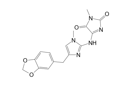 1H-Imidazole-2,5-dione, 4-[[4-(1,3-benzodioxol-5-ylmethyl)-1-methyl-1H-imidazol-2-yl]amino]-1-methyl-