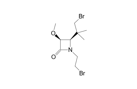 CIS-4-[(2-BROMO-1,1-DIMETHYL)-ETHYL]-1-(2-BROMOETHYL)-3-METHOXY-AZETIDIN-2-ONE