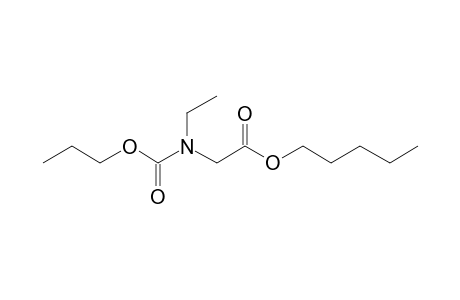 Glycine, N-ethyl-N-propoxycarbonyl-, pentyl ester