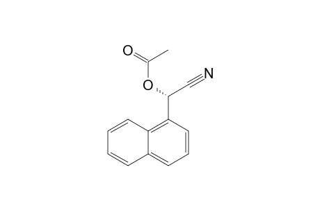 (S)-(+-)-Acetoxy-(1-naphthyl)-acetonitrile