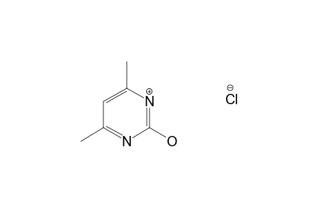 4,6-dimethyl-2-pyrimidinol, hydrochloride