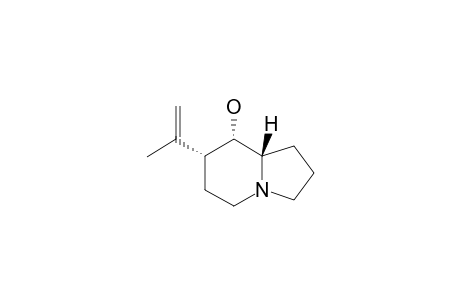 (7R,8S,8aS)-7-(1-methylethenyl)-1,2,3,5,6,7,8,8a-octahydroindolizin-8-ol