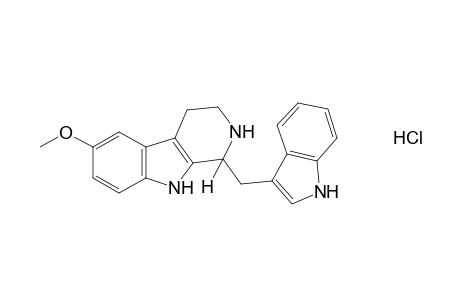 1-[(indol-3-yl)methyl]-6-methoxY-1,3,4,9-tetrahydro-2H-pyrido[3,4-b]indole, monohydrochloride