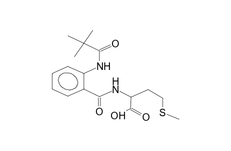 N-(1-carboxy-3-methylthio-1-propyl)-2-pivaloylamidobenzamide