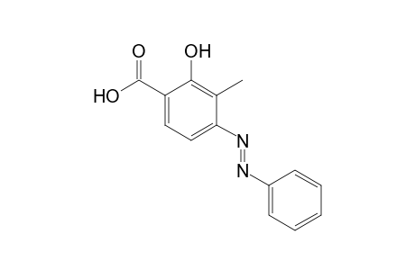 Salicylic acid, 3-methyl-4-phenylazo-