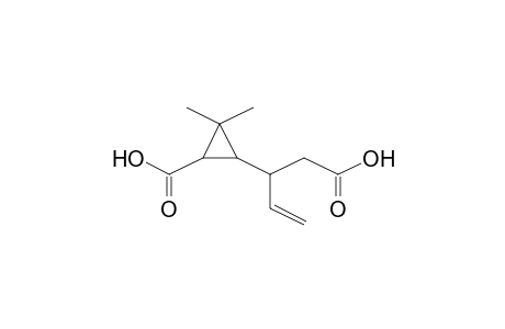 2,2-Dimethyl-3-(5-oxidanyl-5-oxidanylidene-pent-1-en-3-yl)cyclopropane-1-carboxylic acid