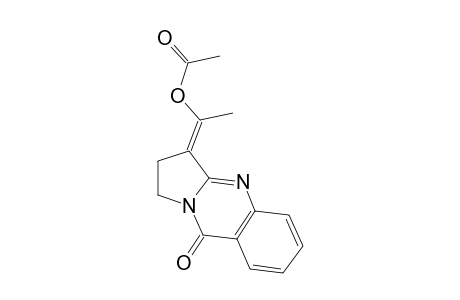 (E)-2,3-dihydro-3-(1-hydroxyethylidene)pyrrolo[2,1-b]quinazolin9(1H)-one, acetate (ester)