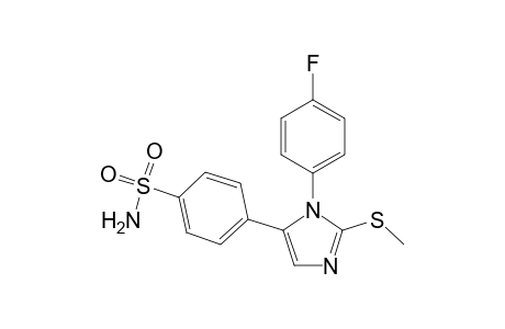4-[1-(4-Fluorophenyl)-2-methylthioimidazol-5-yl]benzenesulfonamide