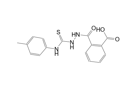 2-{[2-(4-toluidinocarbothioyl)hydrazino]carbonyl}benzoic acid