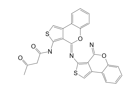 3-[N-[(4-(4-IMINO-4H-THIENO-[3,4-C]-[1]-BENZOPYRAN-3-YL)-IMINO-4H-THIENO-[3,4-C]-[1]-BENZOPYRAN-3-YL]]-AMIDO-PROP-2-ONE