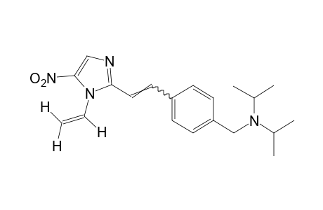 2-{p-[(diisopropylamino)methyl]styryl}-5-nitro-1-vinylimidazole