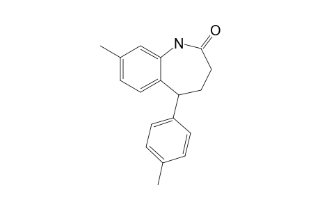 8-Methyl-5-(4-methylphenyl)-1,3,4,5-tetrahydro-1-benzazepin-2-one