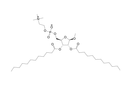 BIS-(2,3-LAUROYL)-1-METHOXY-5-(PHOSPHOCHOLINE)-RIBOSE