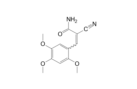 α-Cyano-2,4,5-trimethoxycinnamamide