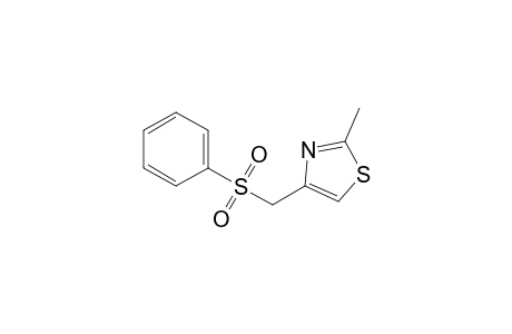 2-Methyl-4-[(phenylsulfonyl)methyl]thiazole