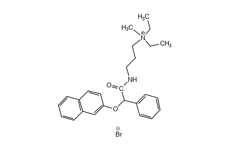 diethylmethyl{3-{2-[(2-naphthyl)oxy]-2-phenylacetamido}propyl}ammonium bromide