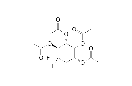 (1R*,2R*,3R*,4S*)-2,3,4-Tri(acetyloxy)-5,5-difluorocyclohex-1-yl Acetate