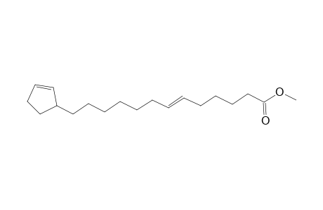 6-Tridecenoic acid, 13-(2-cyclopenten-1-yl)-, methyl ester