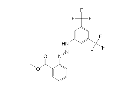 o-[3-(a,a,a,a',a',a'-hexafluoro-3,5-xylyl)-1-triazeno]benzoic acid