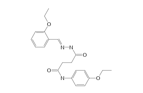 4-[2-(2-ethoxybenzylidene)hydrazino]-N-(4-ethoxyphenyl)-4-oxobutanamide