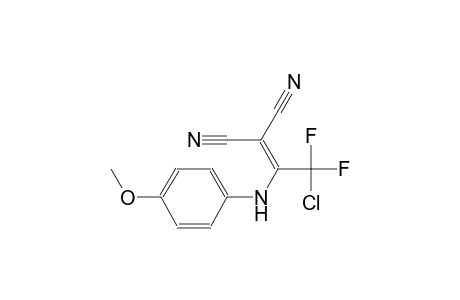 2-[2-Chloro-2,2-difluoro-1-(4-methoxy-phenylamino)-ethylidene]-malononitrile