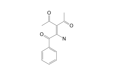 3-acetyl-2-amino-1-phenyl-2-pentene-1,4-dione