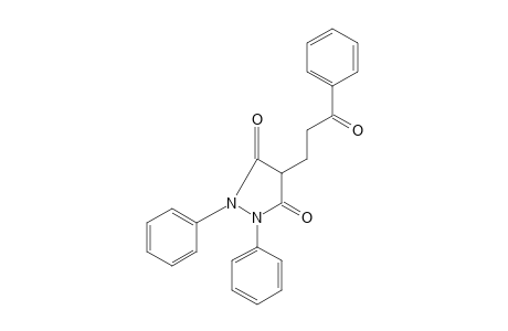 4-(2-benzoylethyl)-1,2-diphenyl-3,5-pyrazolidinedione