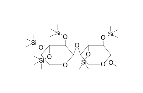 METHYL 4-O-(2',3',4'-TRI-O-TRIMETHYLSILYL-ALPHA-D-XYLOPYRANOSYL)-2,3-DI-O-TRIMETHYLSILYL-BETA-D-XYLOPYRANOSIDE