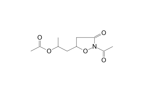 Acetic acid, 2-(2-acetyl-3-oxoisoxazolidin-5-yl)-1-methylethyl ester