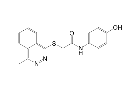 acetamide, N-(4-hydroxyphenyl)-2-[(4-methyl-1-phthalazinyl)thio]-