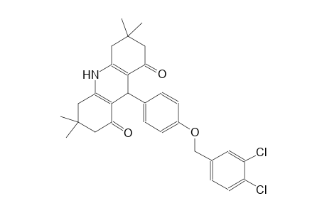 9-{4-[(3,4-dichlorobenzyl)oxy]phenyl}-3,3,6,6-tetramethyl-3,4,6,7,9,10-hexahydro-1,8(2H,5H)-acridinedione