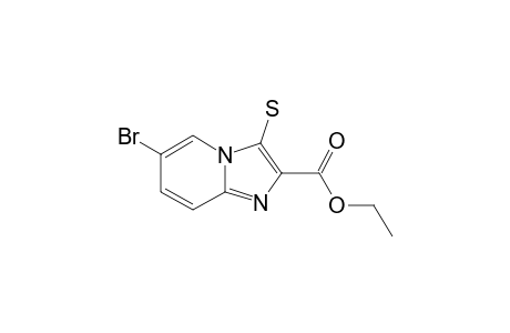 6-BROM-ETHYL-3-MERCAPTOIMIDAZO-[1,2-A]-PYRIDIN-2-CARBOXYLATE