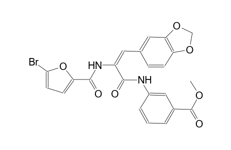 benzoic acid, 3-[[(2E)-3-(1,3-benzodioxol-5-yl)-2-[[(5-bromo-2-furanyl)carbonyl]amino]-1-oxo-2-propenyl]amino]-, methyl ester