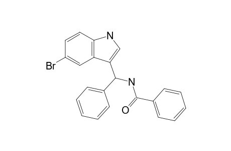 N-[(5-Bromo1H-indol-3-yl)(phenyl)methyl]benzamide