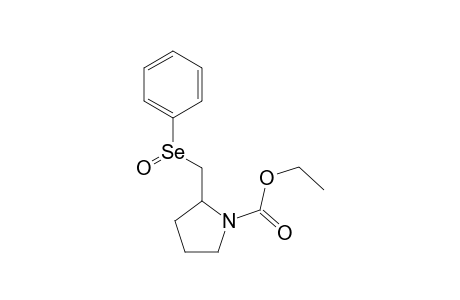 Ethyl 2-(phenylseleninylmethyl)pyrrolidine-1-carboxylate